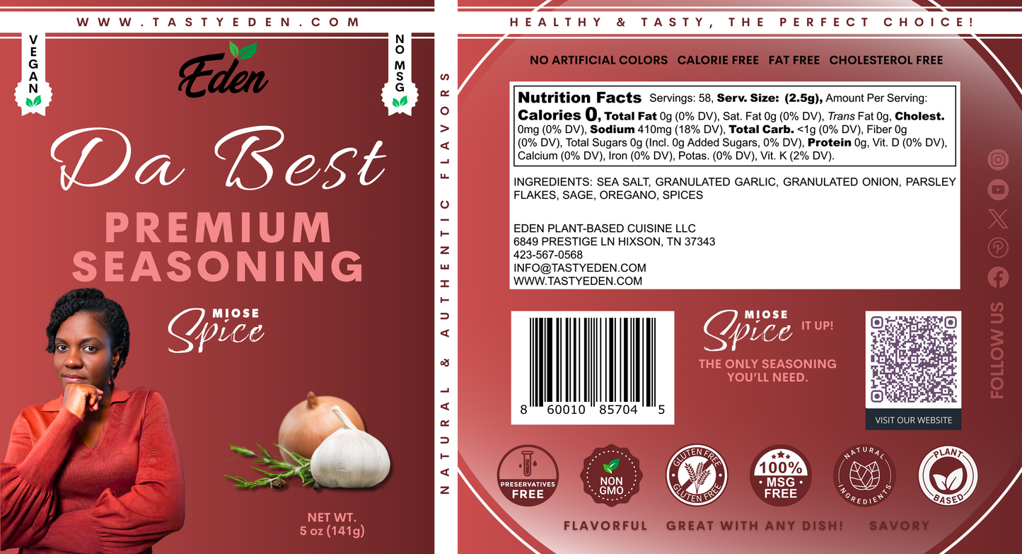MIOSE SPICE – DA BEST - PREMIUM SEASONING 5oz