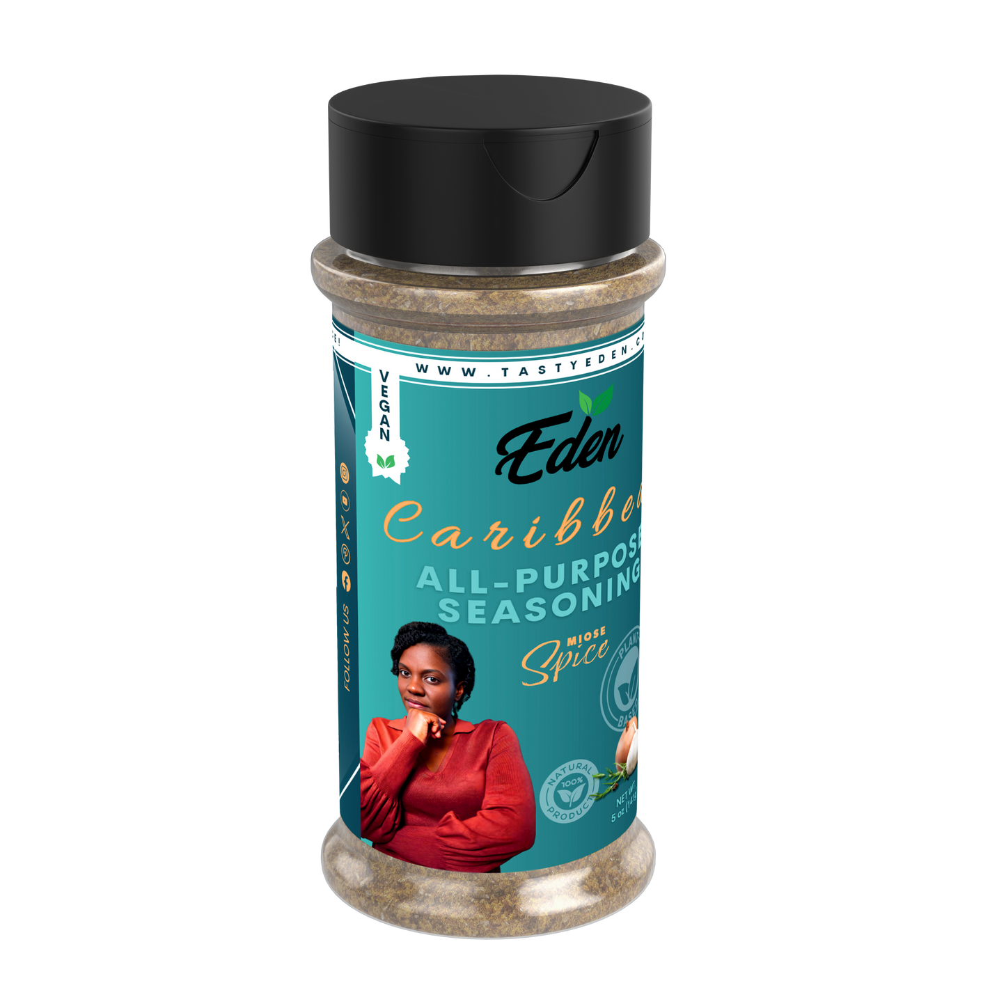 MIOSE SPICE - LOW-SODIUM CARIBBEAN ALL-PURPOSE SEASONING