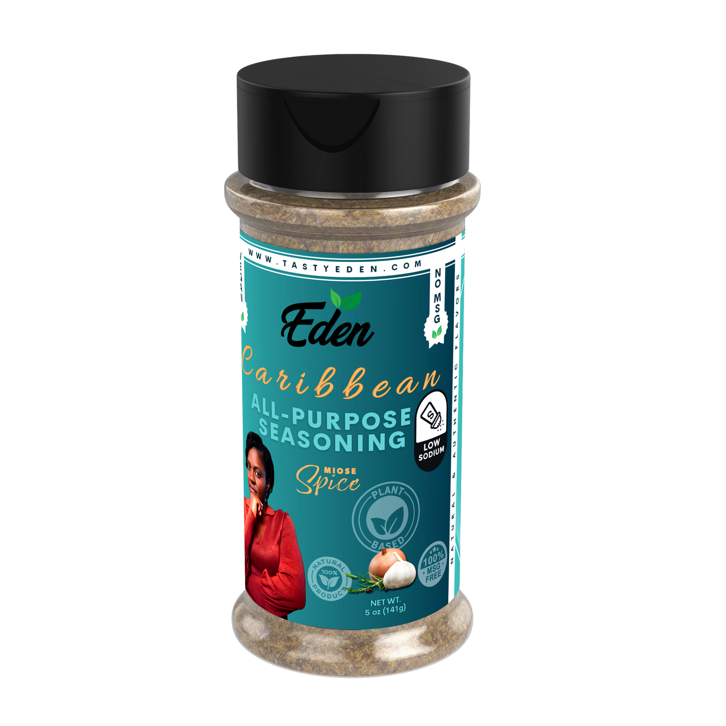 MIOSE SPICE - LOW-SODIUM CARIBBEAN ALL-PURPOSE SEASONING
