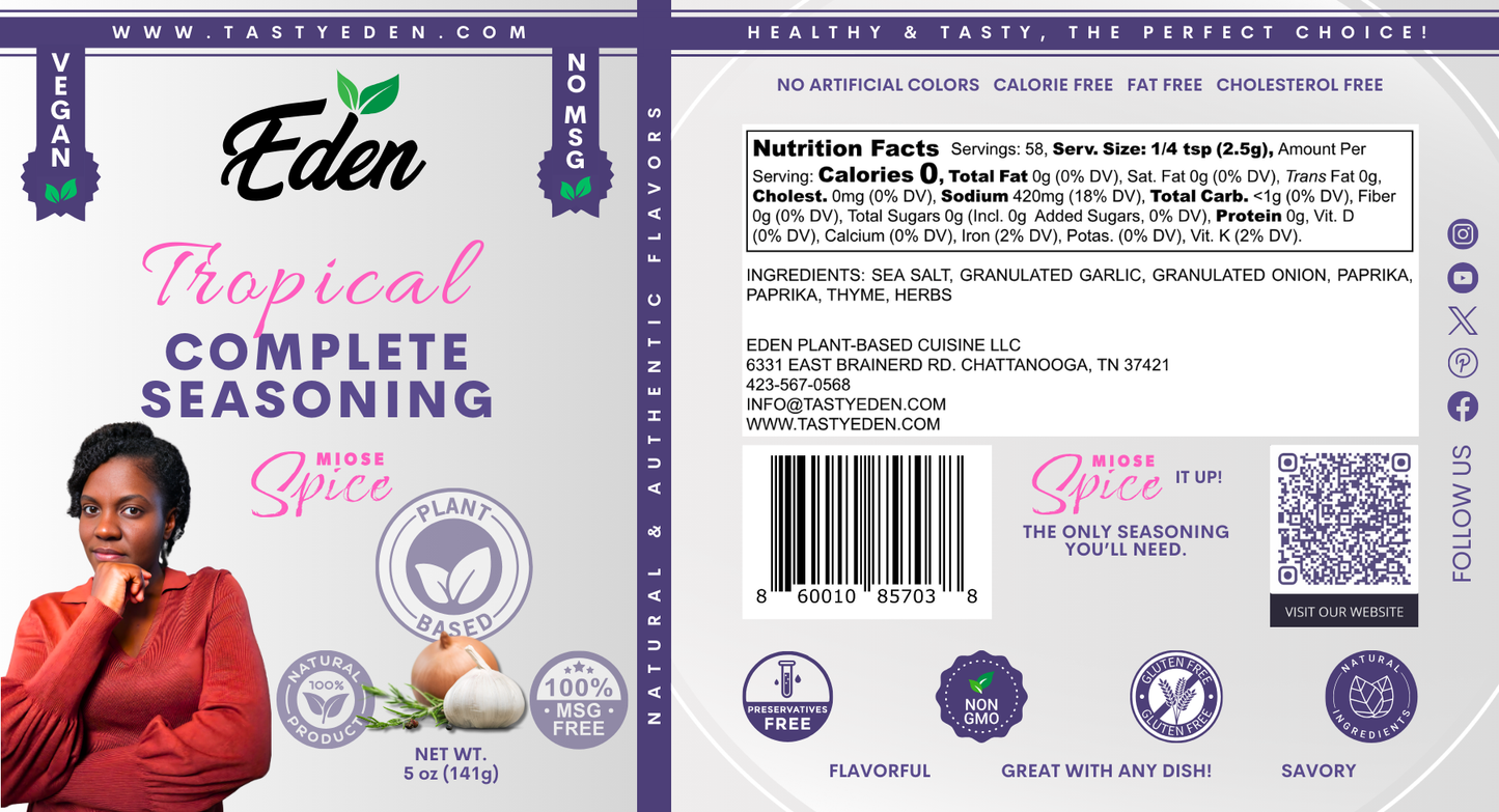 MIOSE SPICE - TROPICAL - COMPLETE SEASONING