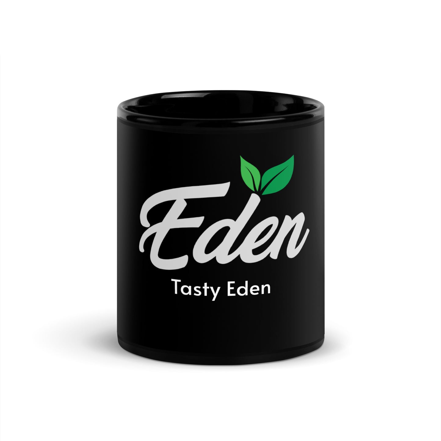 EDEN - Black Glossy Mug