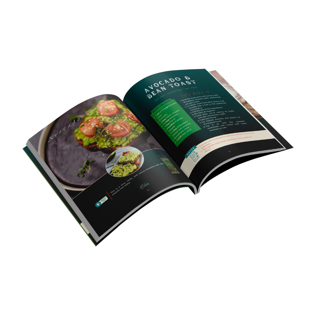 "A TASTE OF EDEN" PLANT-BASED COOKBOOK