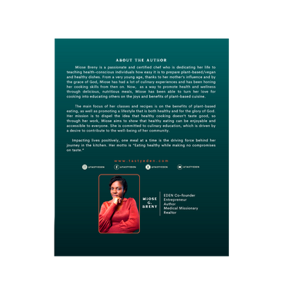 "A TASTE OF EDEN" PLANT-BASED COOKBOOK