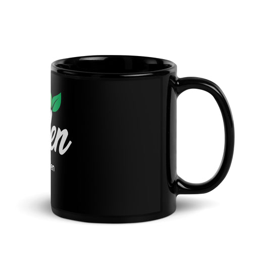 EDEN - Black Glossy Mug